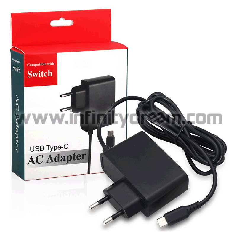 Adaptateur secteur S6 de charge Nintendo Switch USB 3.0 Type-C